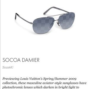 LV Socoa Damier Sunglasses